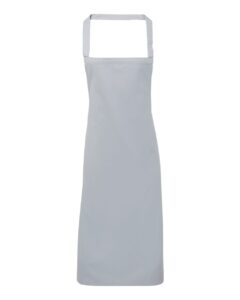 Artisan Collection by Reprime RP102 Organic Cotton Bib Apron – Silver