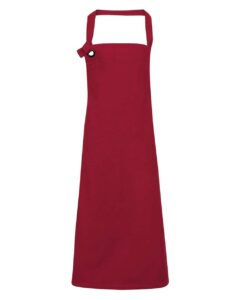 Artisan Collection by Reprime RP130 Calibre Heavy Cotton Canvas Bib Apron – Burgundy
