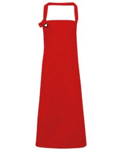 Artisan Collection by Reprime RP130 Calibre Heavy Cotton Canvas Bib Apron – Red
