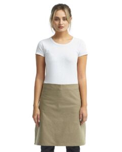 Artisan Collection by Reprime RP131 Calibre Heavy Cotton Canvas Waist Apron – Khaki (on model)