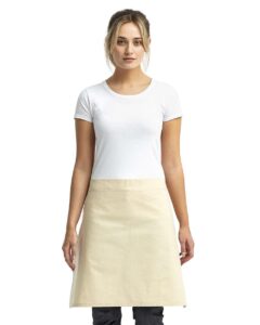 Artisan Collection by Reprime RP131 Calibre Heavy Cotton Canvas Waist Apron – Natural (on model)