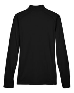 Devon & Jones DG479W Women’s DRYTEC20™ Performance Quarter-Zip Pullover – Black/ Grey Heather/ Graphite (back)