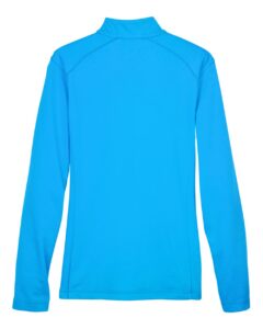 Devon & Jones DG479W Women’s DRYTEC20™ Performance Quarter-Zip Pullover – Ocean Blue/ Navy/ Ocean Blue (back)