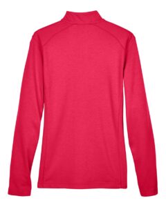 Devon & Jones DG479W Women’s DRYTEC20™ Performance Quarter-Zip Pullover – Red/ Navy/ Red (back)