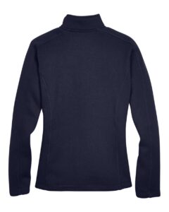 Devon & Jones DG793W Women’s Bristol Full-Zip Sweater Fleece Jacket – Navy (back)