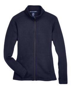 Devon & Jones DG793W Women’s Bristol Full-Zip Sweater Fleece Jacket – Navy