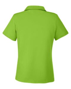 CORE365 CE112W Women’s Fusion ChromaSoft™ Pique Polo – Acid Green (back)