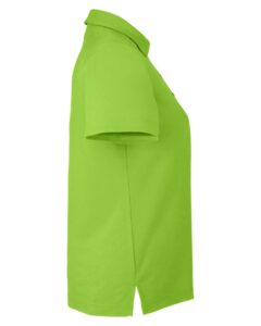 CORE365 CE112W Women’s Fusion ChromaSoft™ Pique Polo – Acid Green (side)