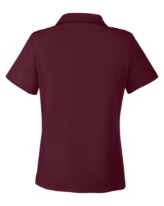 CORE365 CE112W Women’s Fusion ChromaSoft™ Pique Polo – Burgundy (back)