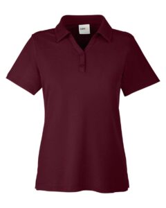 CORE365 CE112W Women’s Fusion ChromaSoft™ Pique Polo – Burgundy