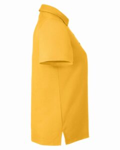 CORE365 CE112W Women’s Fusion ChromaSoft™ Pique Polo – Campus Gold (side)
