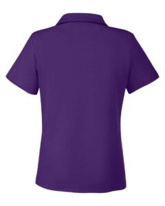 CORE365 CE112W Women’s Fusion ChromaSoft™ Pique Polo – Campus Purple (back)
