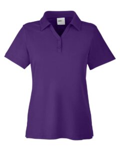 CORE365 CE112W Women’s Fusion ChromaSoft™ Pique Polo – Campus Purple