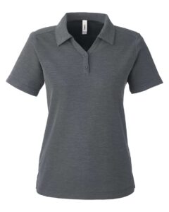 CORE365 CE112W Women’s Fusion ChromaSoft™ Pique Polo – Carbon Heather