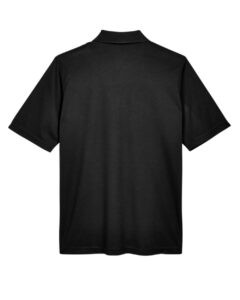CORE365 88181 Men’s Origin Performance Piqué Polo – Black (back)