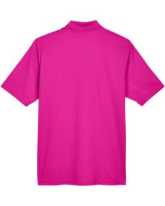 CORE365 88181 Men’s Origin Performance Piqué Polo – Bright Magenta (back)