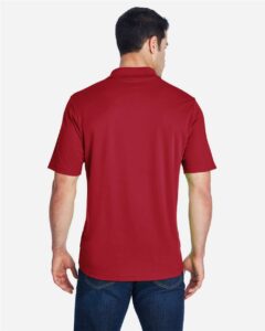 CORE365 88181 Men’s Origin Performance Piqué Polo – Classic Red (on model back)