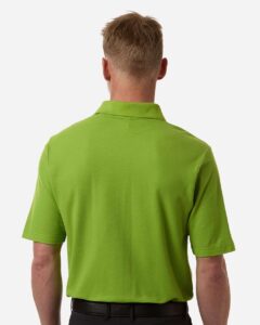 CORE365 CE106 Men’s Resolve CVC Performance Pique Polo – Acid Green (on model back)
