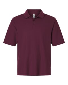 CORE365 CE106 Men’s Resolve CVC Performance Pique Polo – Burgundy