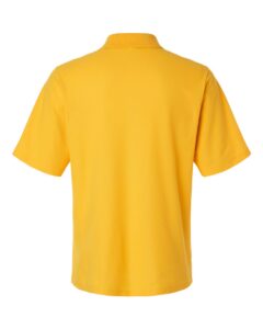 CORE365 CE106 Men’s Resolve CVC Performance Pique Polo – Campus Gold (back)