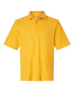 CORE365 CE106 Men’s Resolve CVC Performance Pique Polo – Campus Gold
