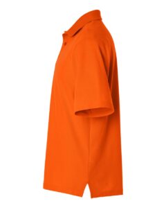 CORE365 CE106 Men’s Resolve CVC Performance Pique Polo – Campus Orange (side)