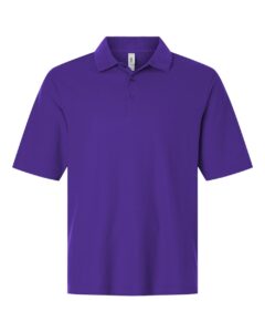 CORE365 CE106 Men’s Resolve CVC Performance Pique Polo – Campus Purple