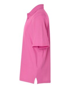 CORE365 CE106 Men’s Resolve CVC Performance Pique Polo – Charity Pink (side)