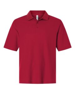 CORE365 CE106 Men’s Resolve CVC Performance Pique Polo – Classic Red