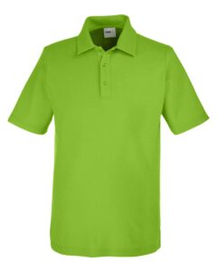CORE365 CE112 Men’s Fusion ChromaSoft™ Pique Polo – Acid Green