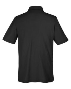 CORE365 CE112 Men’s Fusion ChromaSoft™ Pique Polo – Black (back)