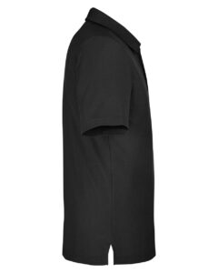 CORE365 CE112 Men’s Fusion ChromaSoft™ Pique Polo – Black (side)