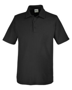 CORE365 CE112 Men’s Fusion ChromaSoft™ Pique Polo – Black