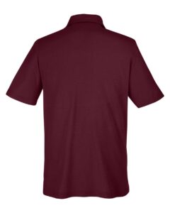 CORE365 CE112 Men’s Fusion ChromaSoft™ Pique Polo – Burgundy (back)