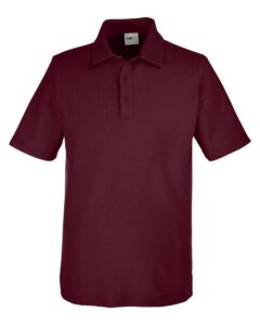 CORE365 CE112 Men’s Fusion ChromaSoft™ Pique Polo – Burgundy