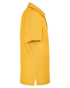 CORE365 CE112 Men’s Fusion ChromaSoft™ Pique Polo – Campus Gold (side)