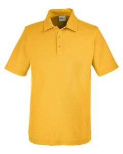 CORE365 CE112 Men’s Fusion ChromaSoft™ Pique Polo – Campus Gold