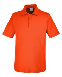CORE365 CE112 Men’s Fusion ChromaSoft™ Pique Polo – Campus Orange