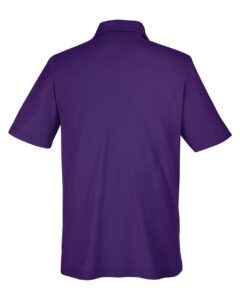 CORE365 CE112 Men’s Fusion ChromaSoft™ Pique Polo – Campus Purple (back)
