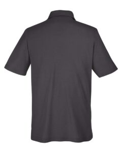 CORE365 CE112 Men’s Fusion ChromaSoft™ Pique Polo – Carbon (back)