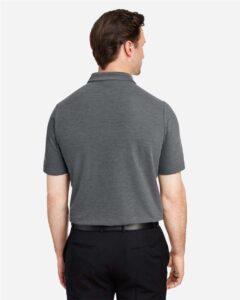 CORE365 CE112 Men’s Fusion ChromaSoft™ Pique Polo – Carbon Heather (on model back)