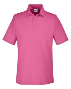 CORE365 CE112 Men’s Fusion ChromaSoft™ Pique Polo – Charity Pink