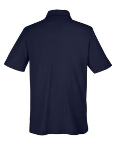 CORE365 CE112 Men’s Fusion ChromaSoft™ Pique Polo – Classic Navy (back)