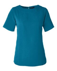 Devon & Jones DP613W Women’s Perfect Fit™ Boat Neck Blouse – Dark Teal