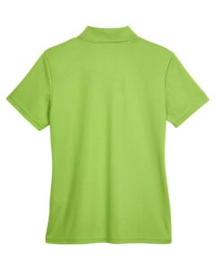 CORE365 78181 Women’s Origin Performance Piqué Polo – Acid Green (back)