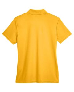 CORE365 78181 Women’s Origin Performance Piqué Polo – Campus Gold (back)
