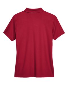 CORE365 78181 Women’s Origin Performance Piqué Polo – Classic Red (back)