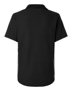 CORE365 CE106W Women’s Resolve CVC Performance Pique Polo – Black (back)