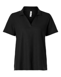 CORE365 CE106W Women’s Resolve CVC Performance Pique Polo – Black