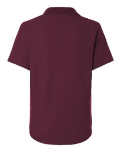 CORE365 CE106W Women’s Resolve CVC Performance Pique Polo – Burgundy (back)
